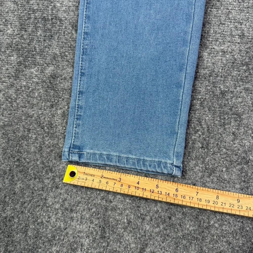 Blu Rock Jeans Mens 34x31 Slim Fit Light Blue 4 Way Stretch Flex Denim NWT